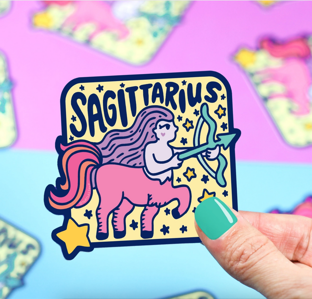 Zodiac Vinyl Sticker - Sagittarius