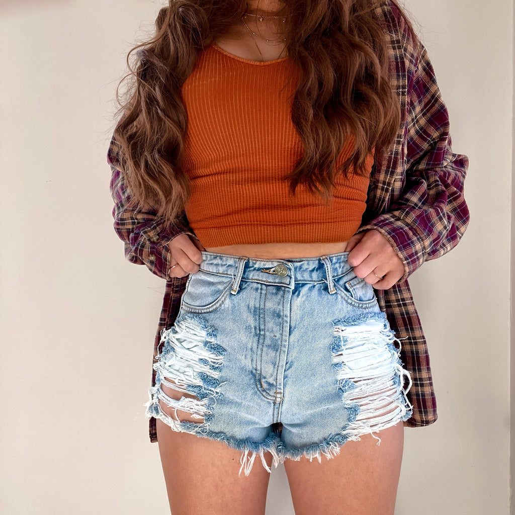 Bailey Ray and Co - Vintage Style High Waisted Shorts
